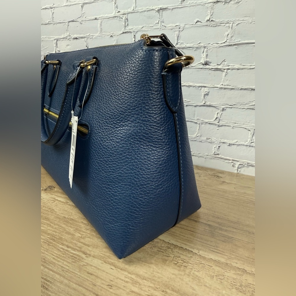 Coach Georgia Satchel Bag Deep blue free unbranded chain CR156 price is firm - Picture 5 of 16